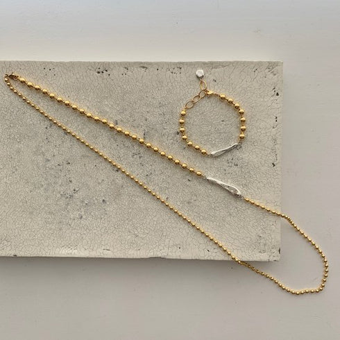 small ball necklace